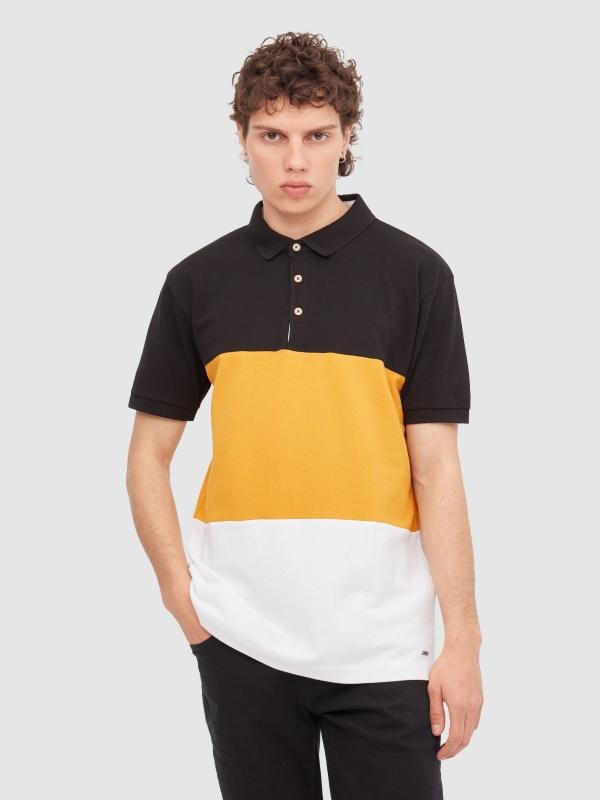 In side Polo Color Block