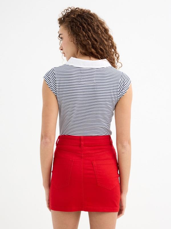 In Side Polo Estampado Rayas Marineras