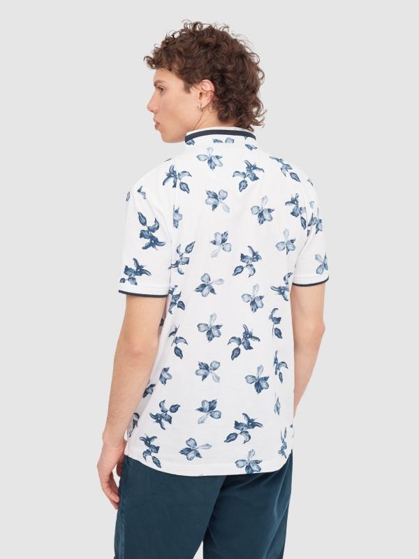 In Side Polo Estampado Tropical