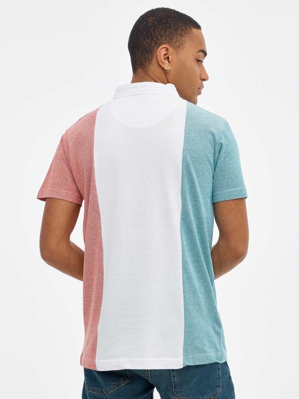 In Side Polo Piqué Color Block