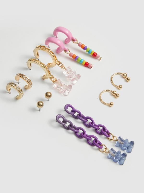 In Side Set Pendientes Divertidos