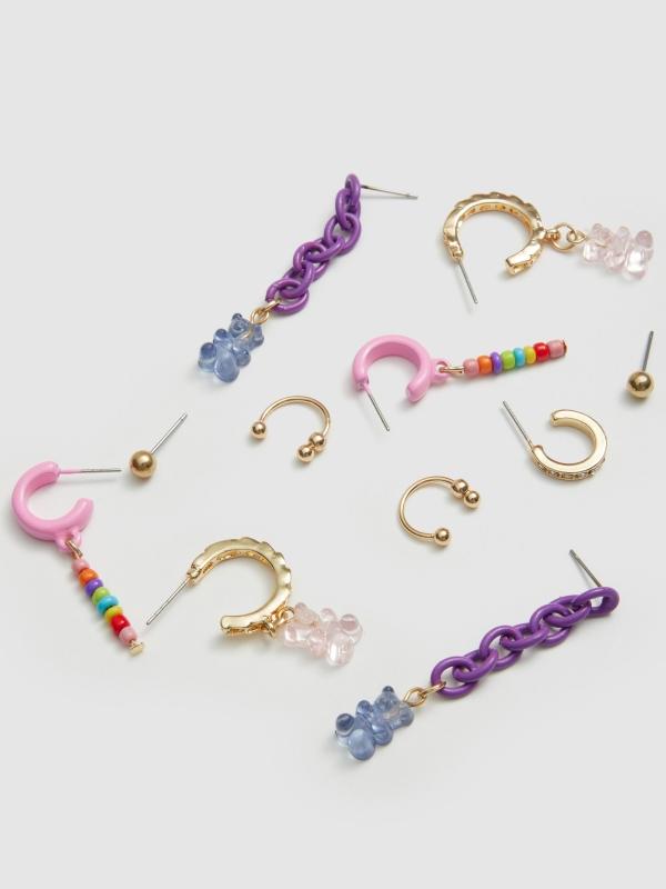 In Side Set Pendientes Divertidos