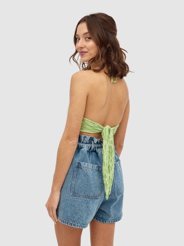 In Side Short Denim Baggy