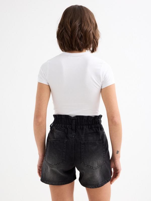 In Side Short Denim Baggy