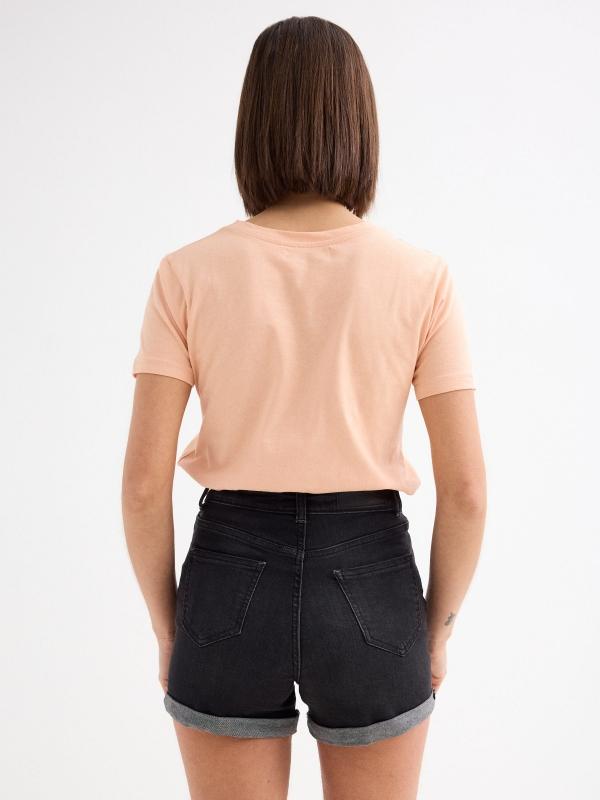 In Side Short Denim High Rise Slim