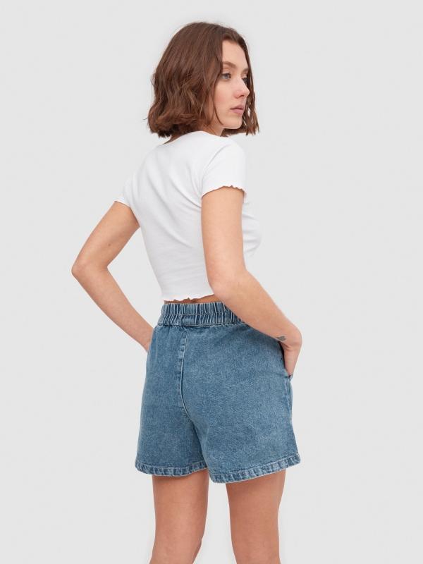 In Side Short Denim Ligero