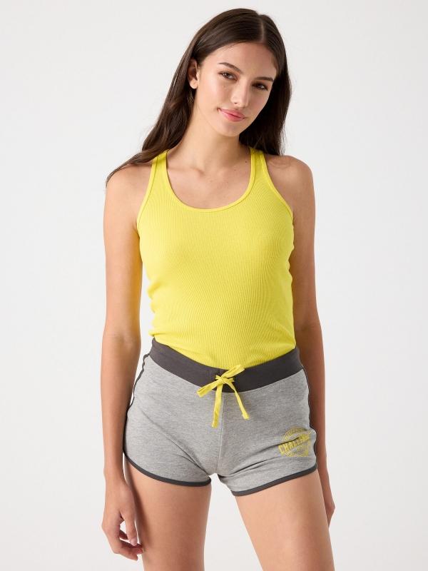 In side Short estampado cintura ajustable