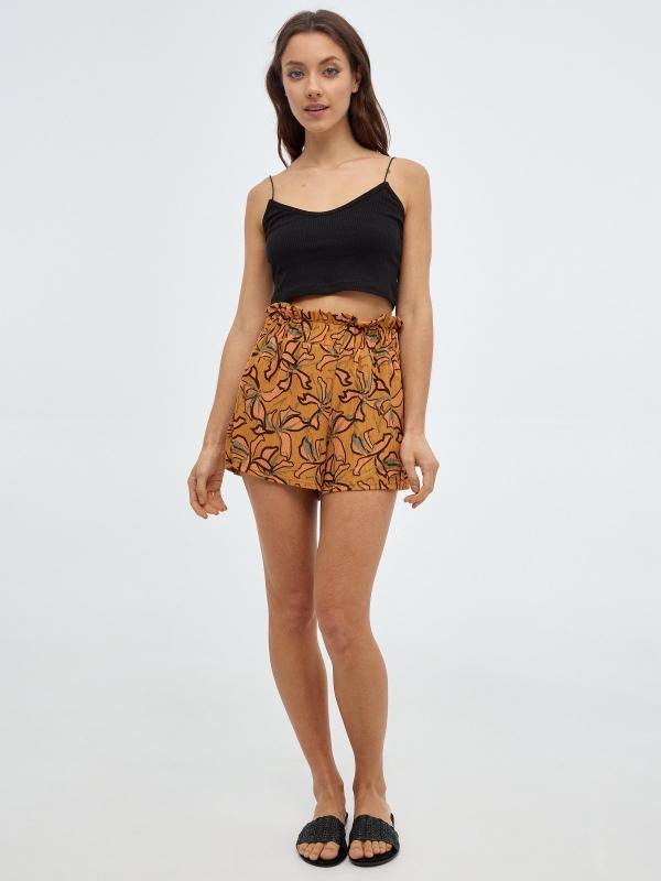In Side Short Fluido Print