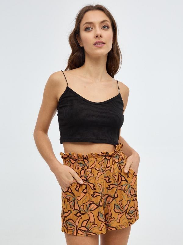 In Side Short Fluido Print