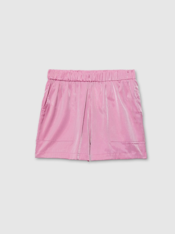 In Side Short Fluido Rosa
