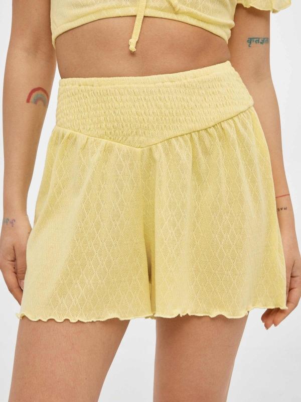 In Side Short Jacquard
