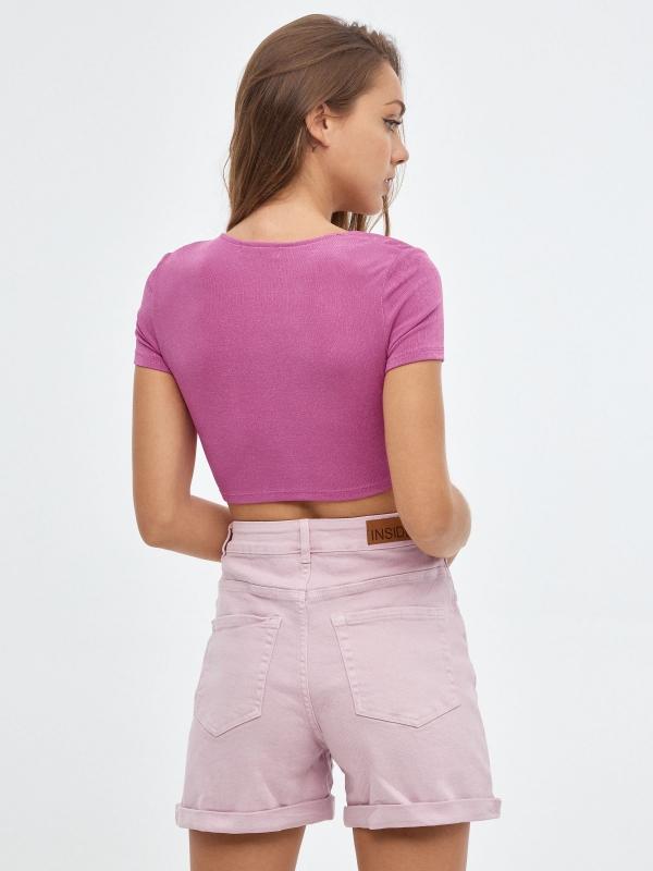 In Side Shorts Mom Fit De Color