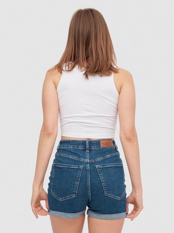 In Side Shorts Mom Slim Denim