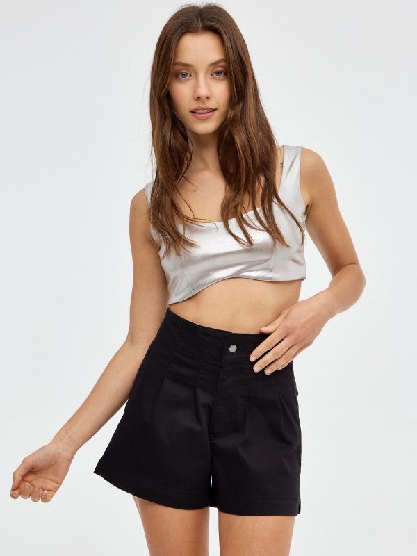 In Side Shorts Slim Con Pinzas