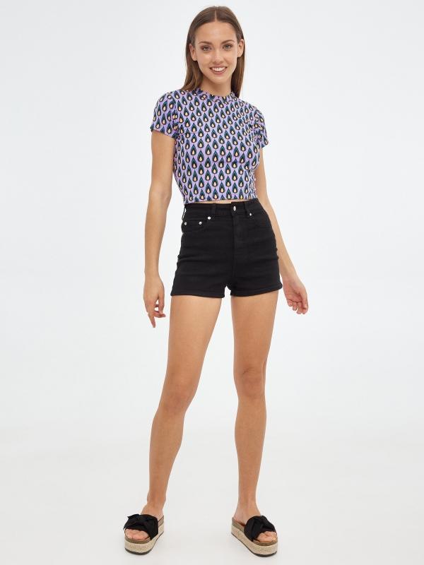 In Side Shorts Slim High Rise