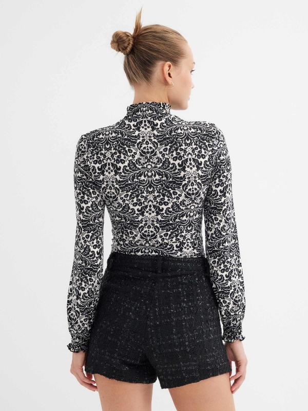 In Side Shorts Tweed Con Lúrex