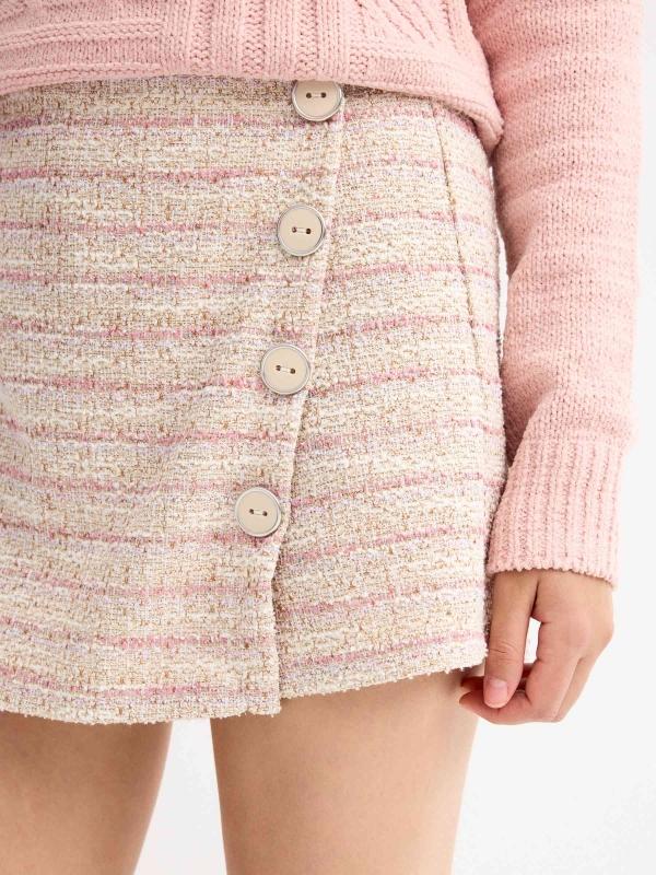 In Side Skort Jacquard