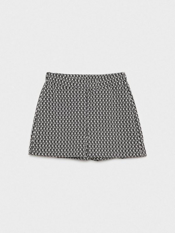 In Side Skort Jacquard Geométrico