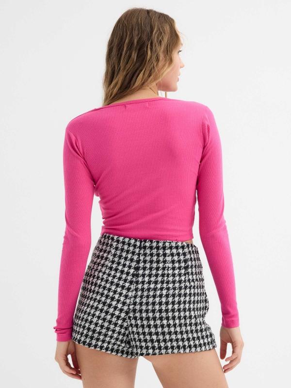 In Side Skort Tweed Pata De Gallo