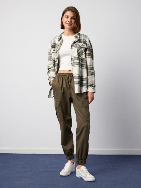 In Side Sobrecamisa De Cuadros