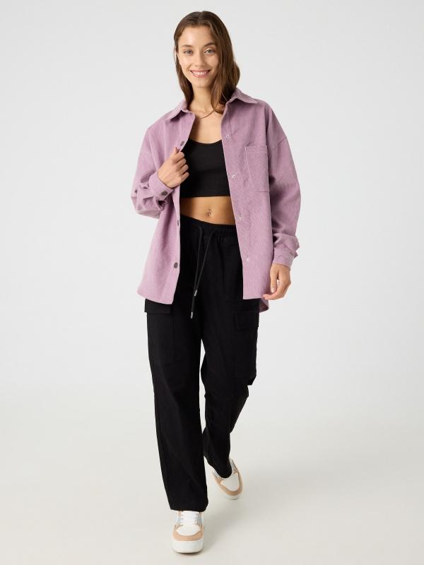 In Side Sobrecamisa Pana Lila