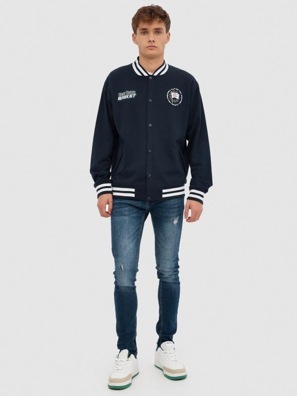 In Side Sudadera Abierta Deportiva