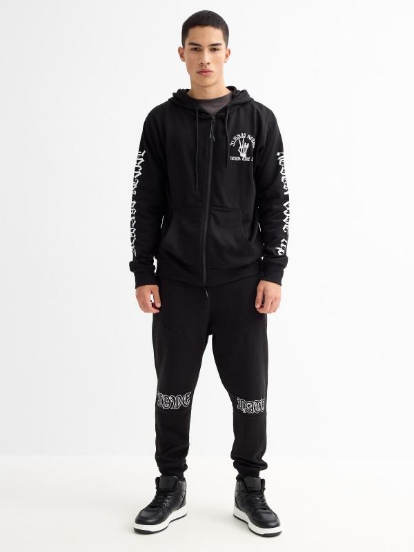 In Side Sudadera Abierta Print