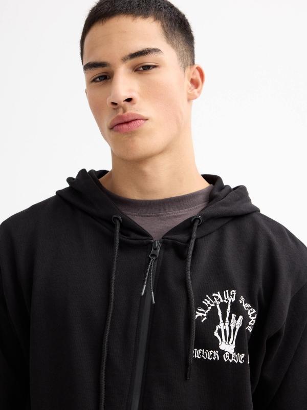 In Side Sudadera Abierta Print