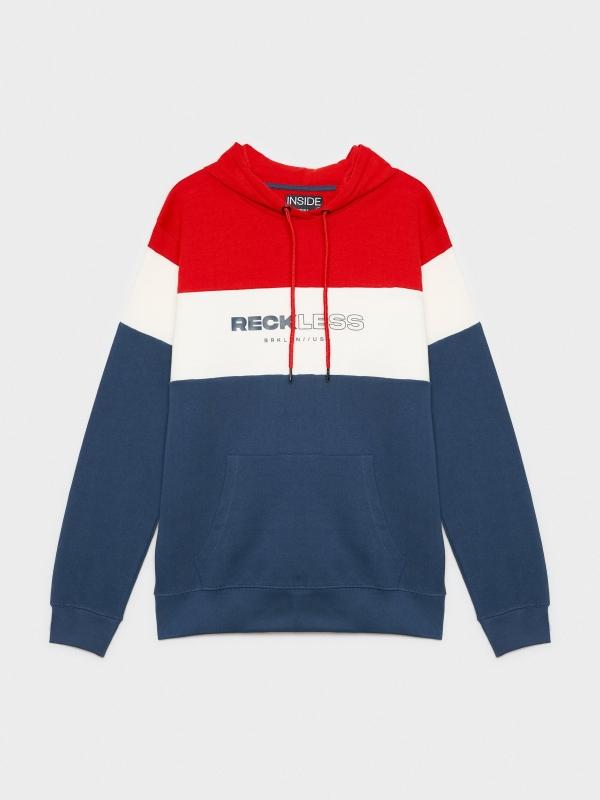 In Side Sudadera Capucha Color Block