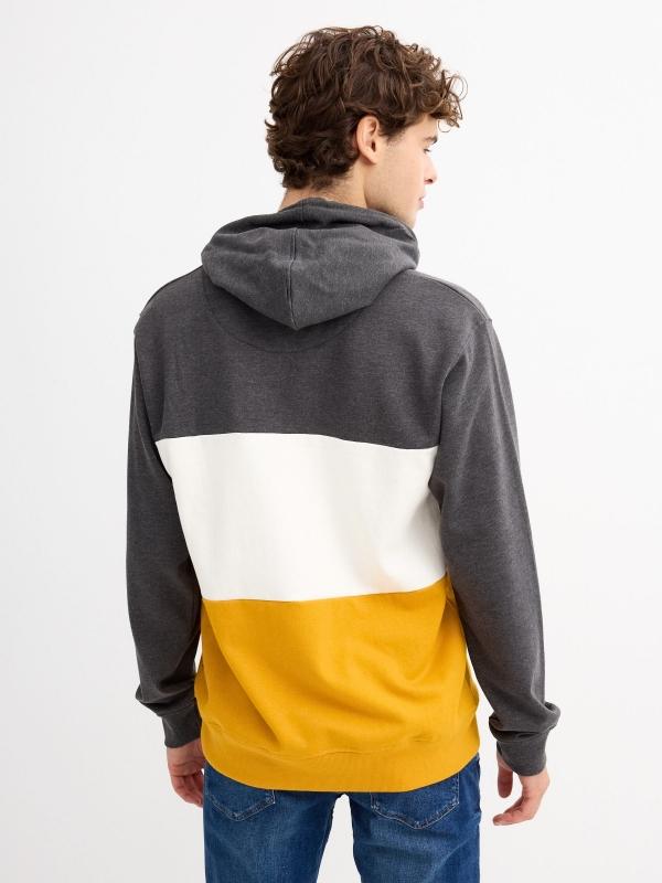 In Side Sudadera Capucha Color Block