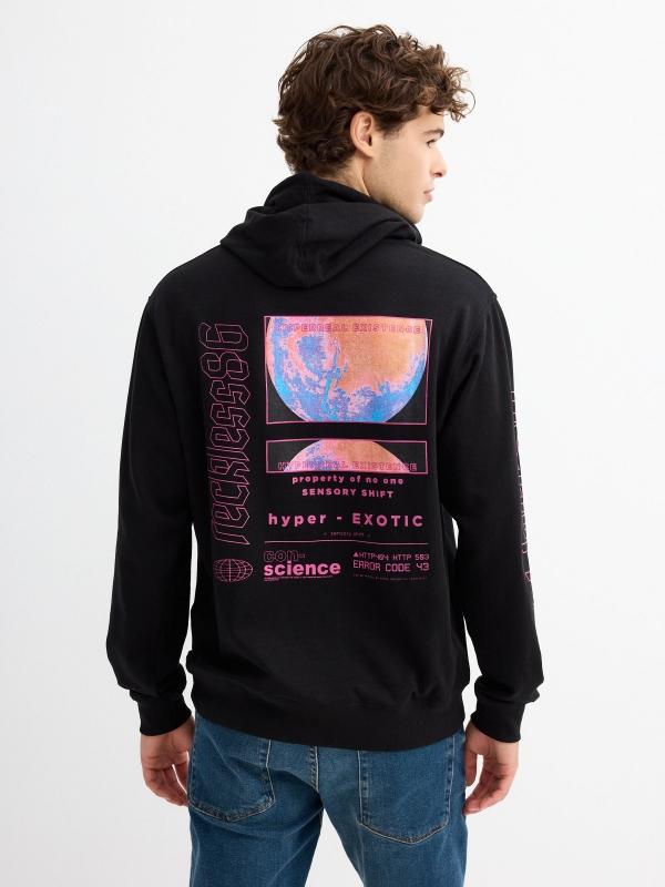In Side Sudadera Capucha Print