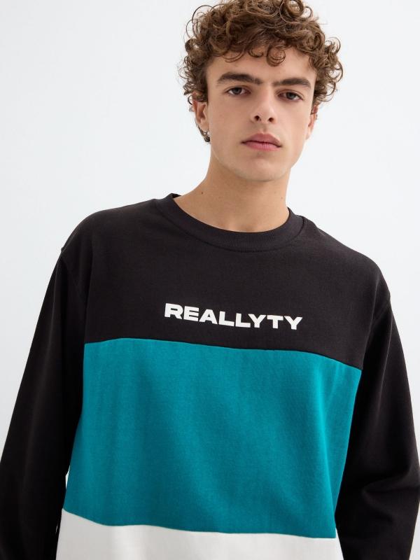 In Side Sudadera Color Block