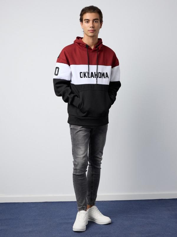 In Side Sudadera Color Block Deportiva