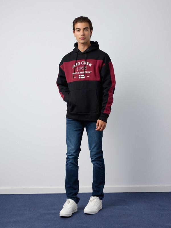 In Side Sudadera Color Block INSD CREW