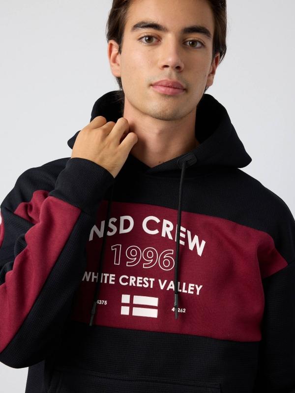 In Side Sudadera Color Block INSD CREW