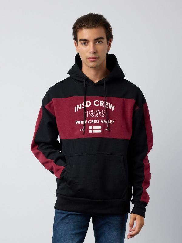 In side Sudadera color block INSD CREW