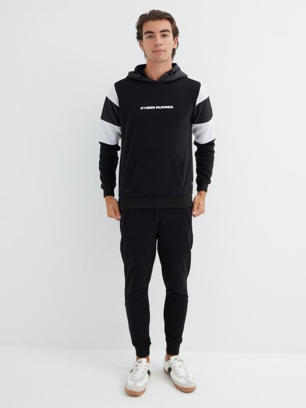 In Side Sudadera Color Block Las Mangas