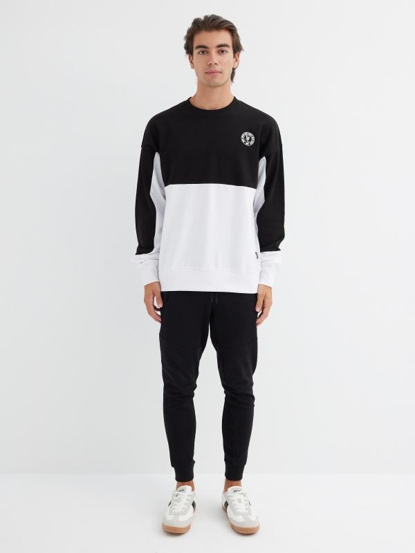 In Side Sudadera Color Block New Crew