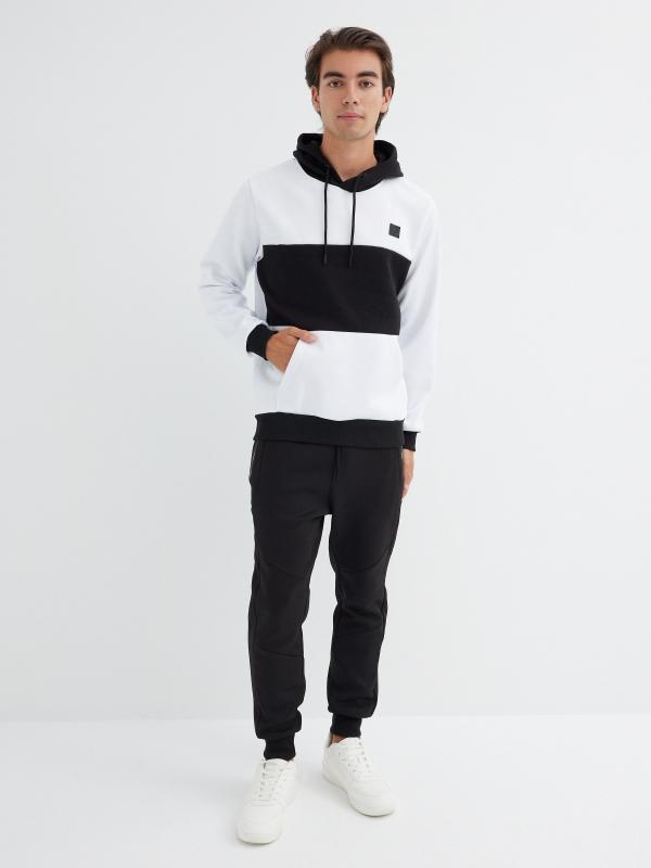 In Side Sudadera Con Capucha Color Block