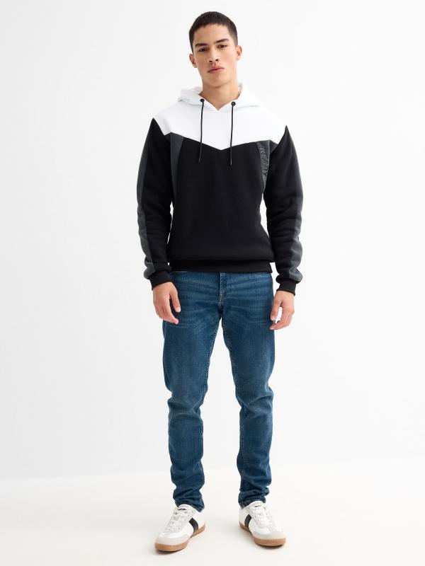 In Side Sudadera Con Capucha Colour Block