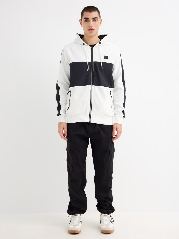 In Side Sudadera Con Capucha Colour Block