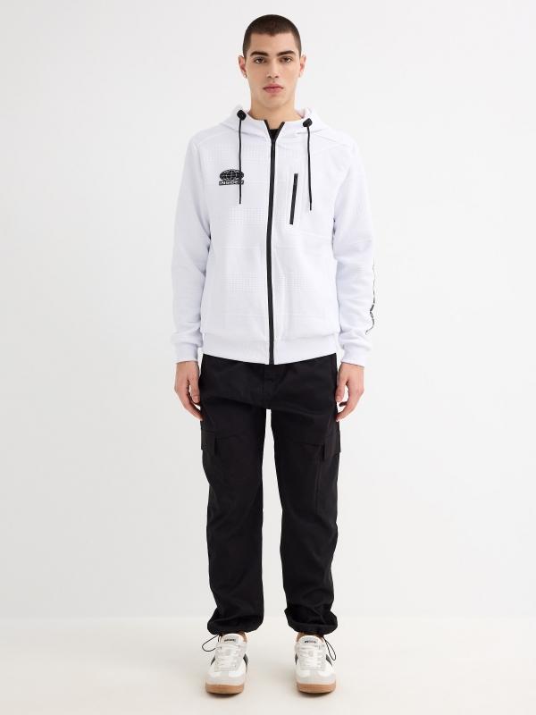 In Side Sudadera Con Capucha Gráficos