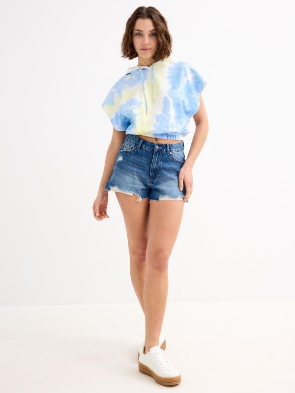 In Side Sudadera Con Capucha Tie&dye