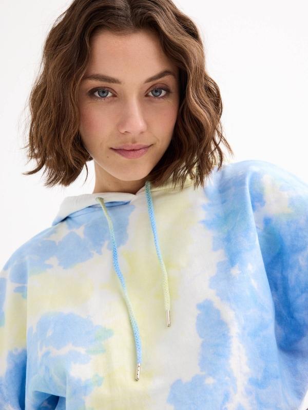 In Side Sudadera Con Capucha Tie&dye
