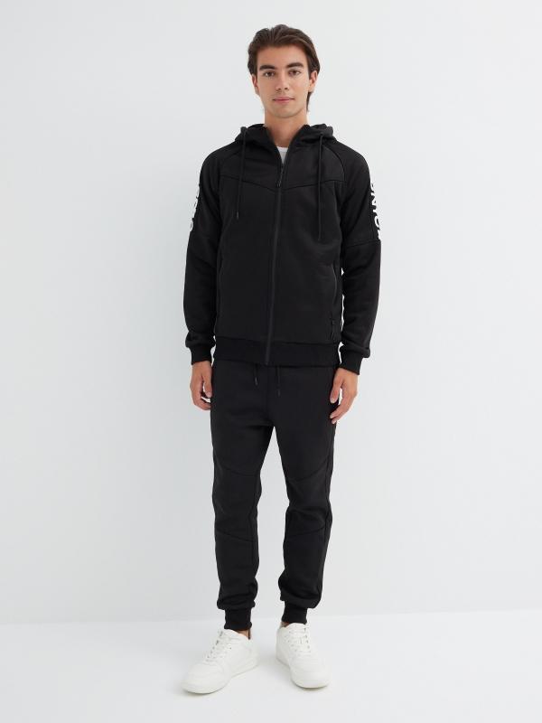 In Side Sudadera Cremallera Texto