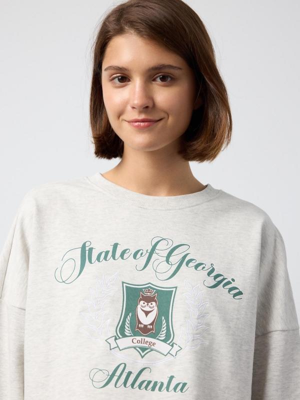 In Side Sudadera Crop Atlanta