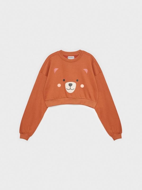 In Side Sudadera Crop Osito