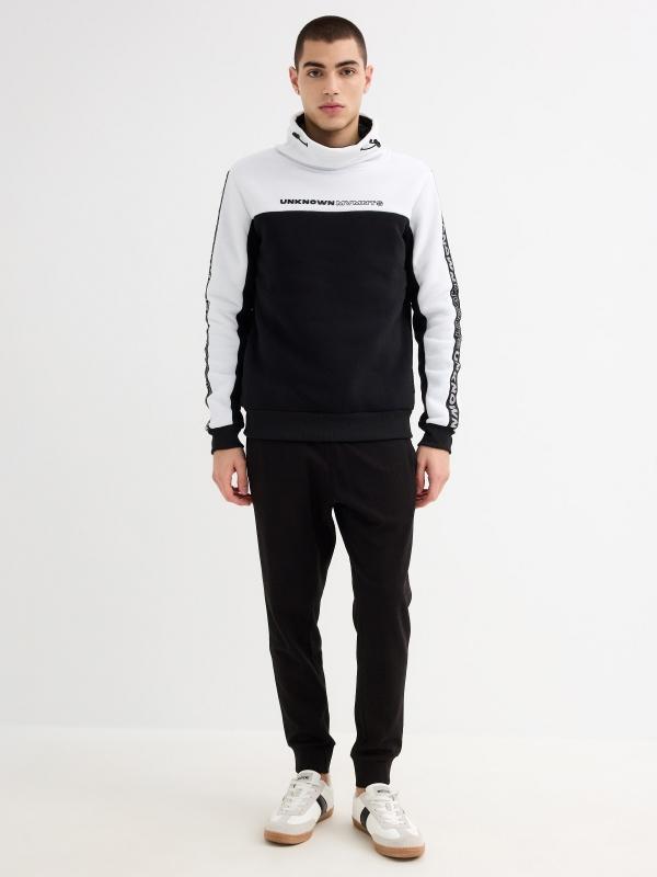 In Side Sudadera Cuello Chimenea Colour Block