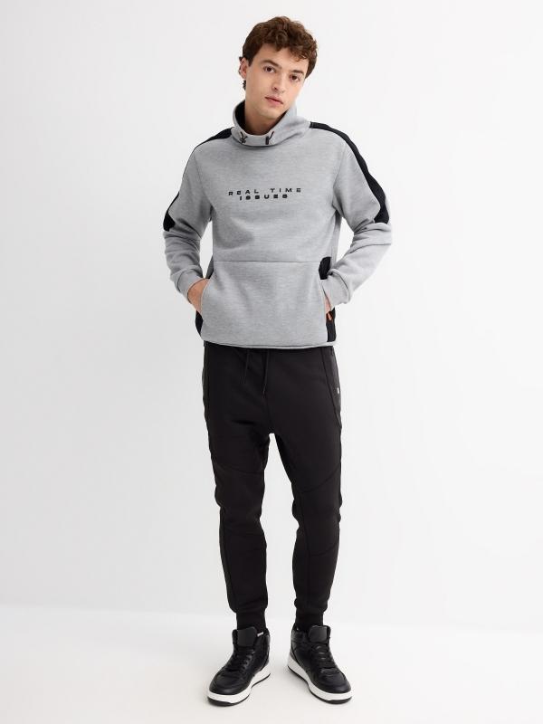 In Side Sudadera Cuello Fluido Real Time