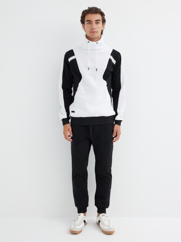 In Side Sudadera Cuello Fluido Sin Capucha